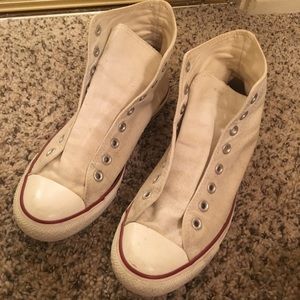 Converse White High Tops